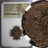 ROMANO-GALLIC Tetricus II AD 274 BI Double Denarius/Salus Health Goddes NGC (4)