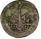 Haiti J.P Boyer Silver AN15 (1818) 25 Centimes 1 YEAR TYPE SCARCE KM# 16
