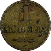 Guatemala Brass ND Token O. Bleuler & Co. 1 Morelia  24mm GMA-45 (20 088)