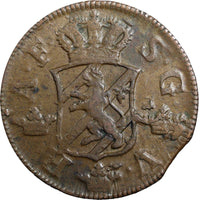 Sweden  Adolf Frederick Copper 1768 2 Ore, S.M.Low Mintage-168,000 KM# 461(4854)