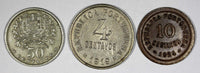 Portugal LOT OF 3 COINS 1919 4 Centavos ,1924,1927 10,50 Centavos (20 763)