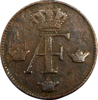 Sweden Adolf Frederick Copper 1761 1 Ore, S.M. KM# 460 (6419)