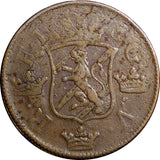 SWEDEN  Frederick I 1749 2 Ore,S.M Low Mintage:313,000 Avesta Mint. KM#437 (516)