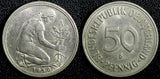 Germany - Federal Republic Copper-Nickel 1950 D 50 Pfennig Munich KM# 109.1 (1)