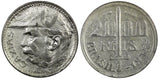 Brazil Silver 1935 2000 Reis Duke of Caxias 1 YEAR TYPE KM# 535 (22 313)