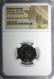 ROMAN.Gallienus AD 253-268  BI Double-Denarius / Rev. Mars NGC (082)