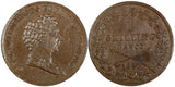 Sweden Carl XIV Johan Copper 1837 1 Skilling Banco KM# 642 (21 687)