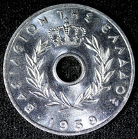 Greece Paul I Aluminum 1959 20 Lepta 24mm GEM BU COIN KM# 79 (23 576)