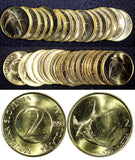 Slovenia  1998 2 Tolarja A barn swallow UNC-BU KM#5 RANDOM PICK (1 Coin)