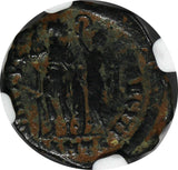 WESTERN ROMAN Honorius  AD 393-423 AE3 Nummus Crowned by Victory NGC (096)