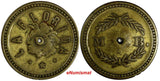 GUATEMALA TOKEN BRASS LA FLORIDA M.L.B.INDIAN HEAD 28mm RULAU Gma A34 (15 393)