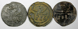 Morocco Sidi Mohammed IV LOT OF 3 COINS AH1288(1871) 4 Fulus Marrakesh C166.2(6)