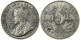 Canada George V Nickel 1932 5 Cents XF KM# 29  (21 452)