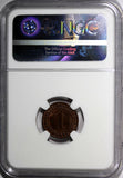 Germany 1936-A 1 Reichspfennig NGC MS62 RB 1GRADED HIGHEST KM# 37 (008)