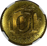 Finland 1961 S 10 Markkaa "WIDE "I" NGC MS65 TOP GRADED BY NGC KM# 38 (012)