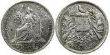 Guatemala Silver 1898  2 Reales 24 mm  KM# 167 (22 654)