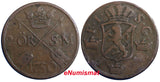 Sweden Frederick I 1750 2 Ore, S.M.Slant 5 Low Mintage-353,000 Brown KM#437 (04)