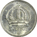 Sweden Gustaf V (1907-1950) Silver 1950 10 Öre UNC KM# 813 (22 059)