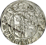 Poland King GUSTAF II ADOLF  of Sweden Silver 1633 1/24 Thaler Scarce KM#41 (30)