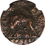 ROMAN Constantinian Dynasty AE3/4 Nummus AD 330-340 / She-Wolf &Twins NGC (113)