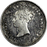 Great Britain Victoria Silver 1862 2 Pence Prooflike Mint-4,752 KM# 729 (19 986)