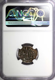 ROMAN Licinius I AS CAESAR AD 308-324 BI REDUCED NUMMUS /JUPITER ZEUS NGC (010)