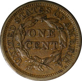 US 1846 1c. Large Cent  BRAIDED HAIR TALL DATE   Ex. LUX FAMILY COLL (14 062)