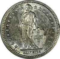 Switzerland Silver 1914 B  1 Franc  KM# 24  (17 165)