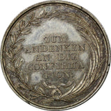 German Baptism Silver Medal,1863, DER GEIST IST-S DER LEBENDIG MACHT 25mm(9921)