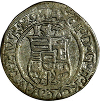 HUNGARY Maximilian II ( Miksa) (1564-1576) Silver 1570 K-B Denar (14 836)