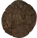 Italian States Milan Charles II (1665-1700) Billon Soldino KM# 70,MIR-385 (447)
