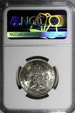 GREAT BRITAIN George VI Silver 1945 Florin /2 Shilling NGC MS62 WWII Issue KM855
