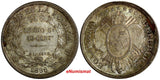 Bolivia Silver 1898 PTS CB 50 Centavos POTOSI Light Toned UNC KM# 161.5 (13 422)