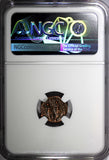 EASTERN ROMAN ARCADIUS AD 383-408 AE4 Nummus /crowned by Victory NGC (060)