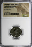 ROMAN PALMYRA Vaballathus & Aurelian AD 270-272 BI Double-Denarius NGC (023)