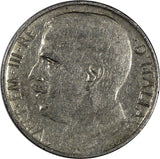 Italy Vittorio Emanuele III 1919 R 50 Centesimi Reeded Edge RARE DATE KM#61.2(3)