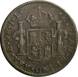 Mexico SPANISH COLONY Ferdinand VII Silver 1816 Mo JJ 2 Reales KM# 93 (14 173)