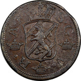 Sweden Adolf Frederick Copper 1759 2 Ore, S.M. Mintage-352,000 KM# 461 (9988)