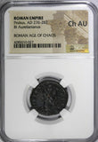 ROMAN Probus,AD 276-282 BI Aurellanianus / Felicitas standing NGC Ch AU (027)