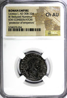 Roman Empire Nicomedia Licinius I. 308-324 AD BI Redused Nummus NGC Ch AU (054)