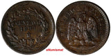 Mexico Copper 1891 Mo 1 Centavo Mexico City Mint KM# 391.6 (14 510)