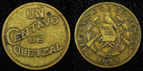GUATEMALA Brass 1933 1 Centavo Royal British Mint  KM# 249 (22 827)