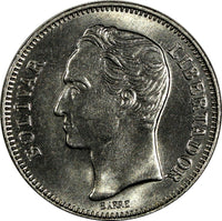 Venezuela Nickel 1967 1 Bolivar 1 Year Type Y# 42 (18 070)