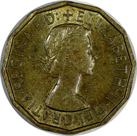Great Britain Elizabeth II 1966 3 Pence KM# 900 (20 274)
