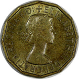 Great Britain Elizabeth II 1966 3 Pence KM# 900 (20 274)