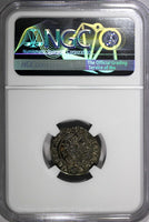 Denmark GLÜCKSTADT Silver 1667 1/16 Speciedaler NGC AU50 TOP GRADED KM# 54.1 (7)