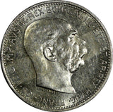 Austria Franz Joseph I Silver 1915 1 Corona High Grade KM# 2820 (18 640)