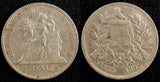 Guatemala Silver 1895  2 Reales 24 mm KM# 167 (23 191)
