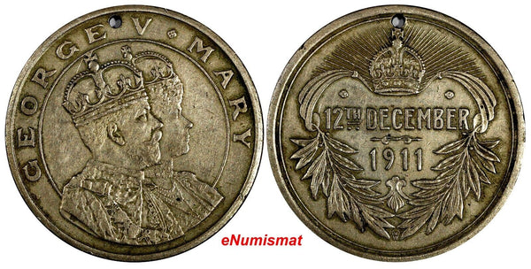 GREAT BRITAIN MEDAL George V & Mary Coronation Durbar - 1911; 32mm (13 092)