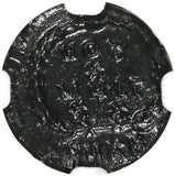 Eastern Roman Empire Theodosius I AD 379-395 AE4 Nummus /VOT X NGC MS (003)